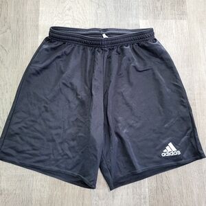 Adidas Climalite Black Athletic Shorts, Loose, High Rise, Fair Condition